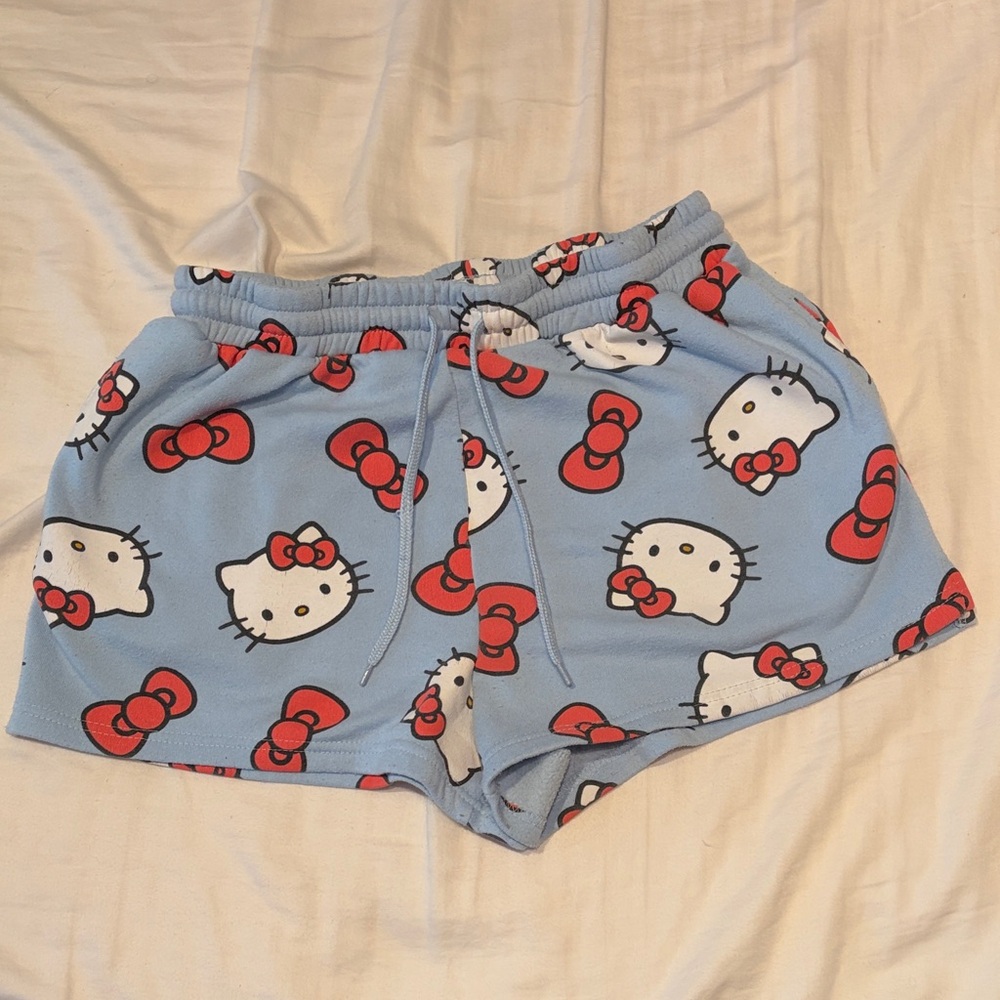 Sanrio Hello Kitty Light Blue Shorts